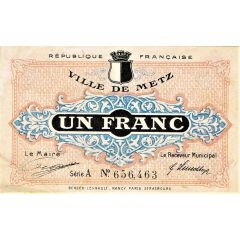 1 Franc - Ville de Metz 57