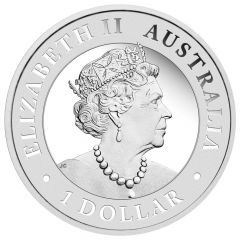 1 Dollar - Elizabeth II 6th Portrait - Australian Wedge-Tailed Eagle - Silver Proof Coin - High Relief