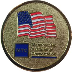 Challenge Coin - Management and Training Corporation Henderson, Texas