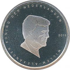 5 Euros - Willem-Alexander Waterloo