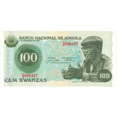 100 Kwanzas With date of Independence