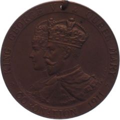 Medal - George V Coronation, Smethwick, bronze