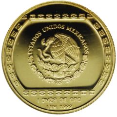 100 Nuevos Pesos Hacha Ceremonial - 1 oz Gold Bullion