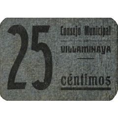 25 Céntimos Villaminaya