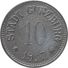 10 Pfennig - Günzburg