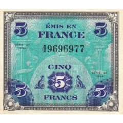 5 Francs - Allied Military Currency