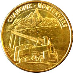 Monnaie de Paris Tourist Token - Chamonix-Montenvers Le train à crémaillère