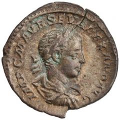 Denarius - Severus Alexander MARTI PACIFERO, Mars