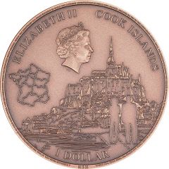 1 Dollar - Elizabeth II Posthumous, Mont-Saint-Michel