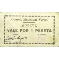 1 Peseta Vergel