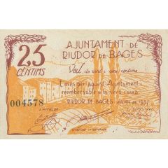 25 Céntimos Riudor de Bages