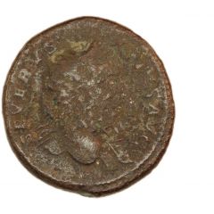 As - Septimius Severus P M TR P XVI COS III P P S C, Victory