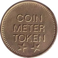 Coin Meter Token Eagle Crest 22 mm