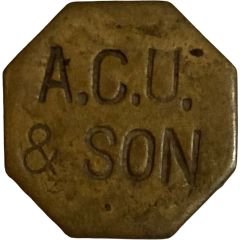 Token - A.C.U. & Son Stotlers Cross Roads, West Virginia