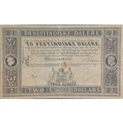 2 Vestindiske Dalere St. Croix