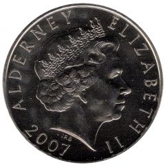 5 Pounds - Elizabeth II 60th Wedding Anniversary - Wedding Portrait