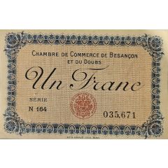1 Franc Chambre de Commerce de Besançon et du Doubs