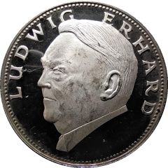 Medal - Chancellors and Presidents of Germany Ludwig Erhard