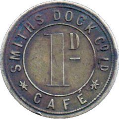 1 Penny - Smiths Dock Co Ld Cafe