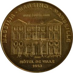 Tourist token - Monnaie de Paris - Marseille - Hôtel de ville 1653