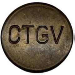 Telephone Token - CTGV Brass