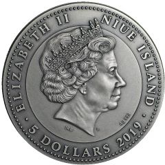 5 Dollars - Elizabeth II Samurai Warriors