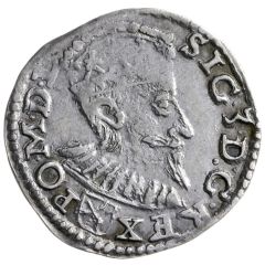 Trojak / 3 Grosze - Sigismund III Vasa Wschowa, Lewart arms obverse