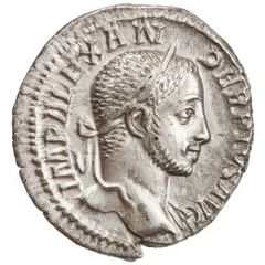 Denarius - Severus Alexander P M TR P X COS III P P, Mars