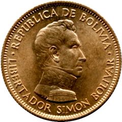 10 Bolivianos / 1 Bolivar