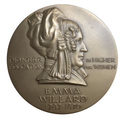 Medal - Hall of Fame for Great Americans Emma Willard