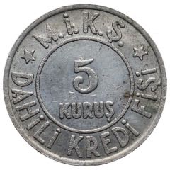 5 Kuruş - Bursa Merinos Fabrikası