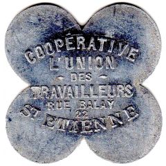 500 Grammes de Pain - Cooperative L`Union des Travailleurs St. Etienne