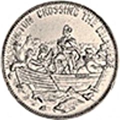 Token - Shell`s Famous Facts and Faces Game Washington Crossing The Delaware