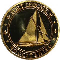 Jeton touristique - La Monnaie du Patrimoine - Leucate - Voilier
