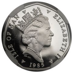 50 Pence - Elizabeth II 3rd portrait, Platinum Proof