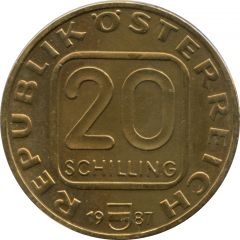 20 Schilling Accession of Arcbishop Johann E. Graf Thun