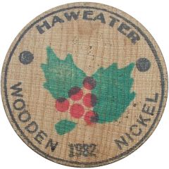 Wooden Nickel - Haweater Manitoulin Island, Ontario
