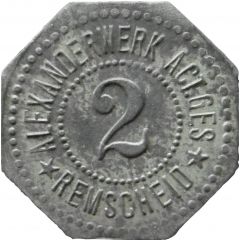 2 Pfennig - Remscheid Alexanderwerk Act. Ges.