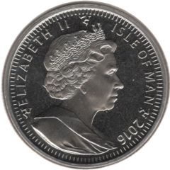1 Crown - Elizabeth II Tobacco Brown Cat
