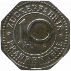10 Pfennig - Frankenthal Zuckerfabrik