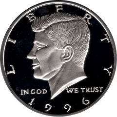 1/2 Pound Silver J. F. Kennedy