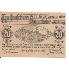 20 Heller Pottenstein