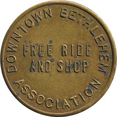 Token - Downtown Bethlehem Northampton County, Pennsylvania
