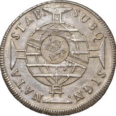 8 Reales - Ferdinand VII Countermark on Brazil 960 Reis