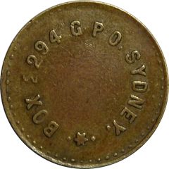 Token - Shelley - Sydney GPO Box 2294