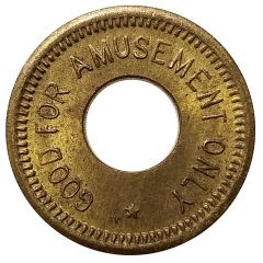 Token - Good For Amusement Only Star