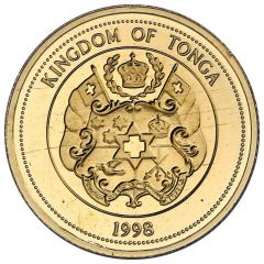 10 Pa`anga - Taufa`ahau Tupou IV `La Princesa`
