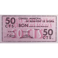 50 Céntimos Benavent de Segrià