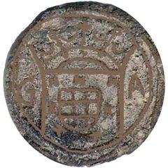 Wheel of 15 Bazarucos - João V Goa mint to Chaul