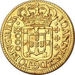 2000 Réis - João V State of Grão-Pará and Maranhão, Lisbon Mint
